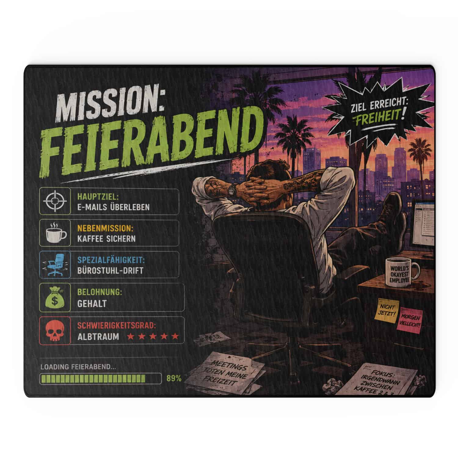 GamerLegion TECH Floor Mat 1200x1050mm