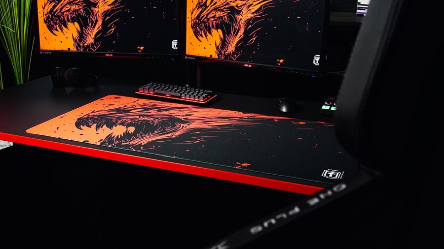 Howling Beast Gaming Mousepad by TrilluXe