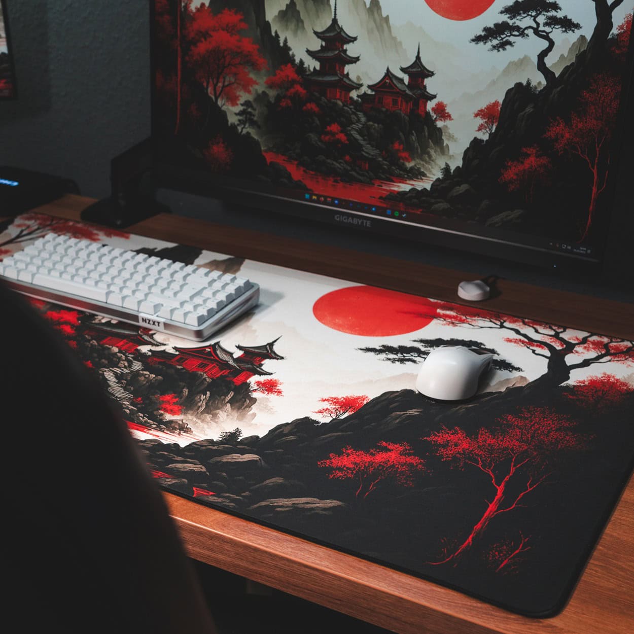 Crimson Temple Gaming Mousepad