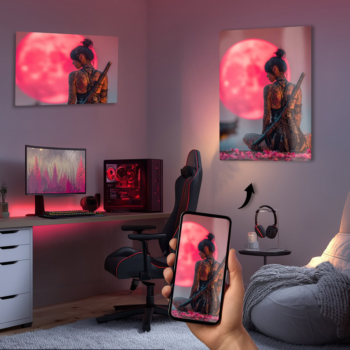 Metallposter – bedrucktes Poster aus Aluminium