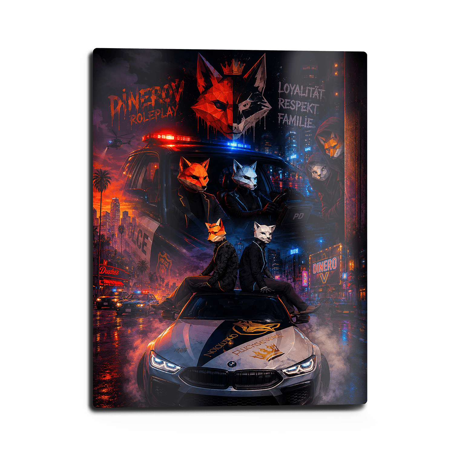 Metal poster – printed poster made of aluminum