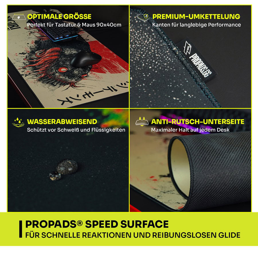 SUSHI DEMONS Series XXL Gaming Mousepad