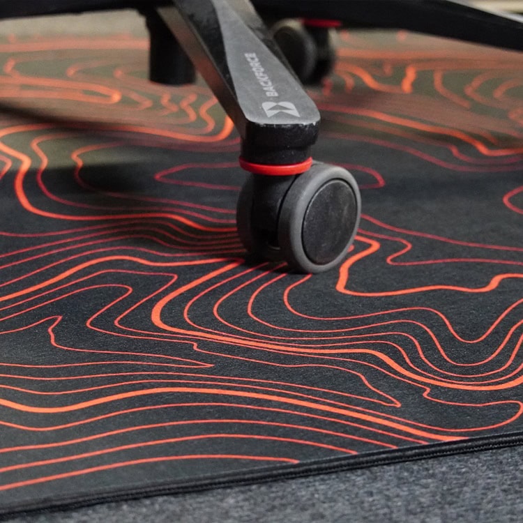 TOPOGRAPHY Floor Mat 1200x1050mm in 7 colours